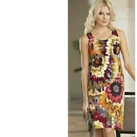 Monroe & Main Dresses & Skirts - Monroe & Main "Petal Power Print Dress" Multi